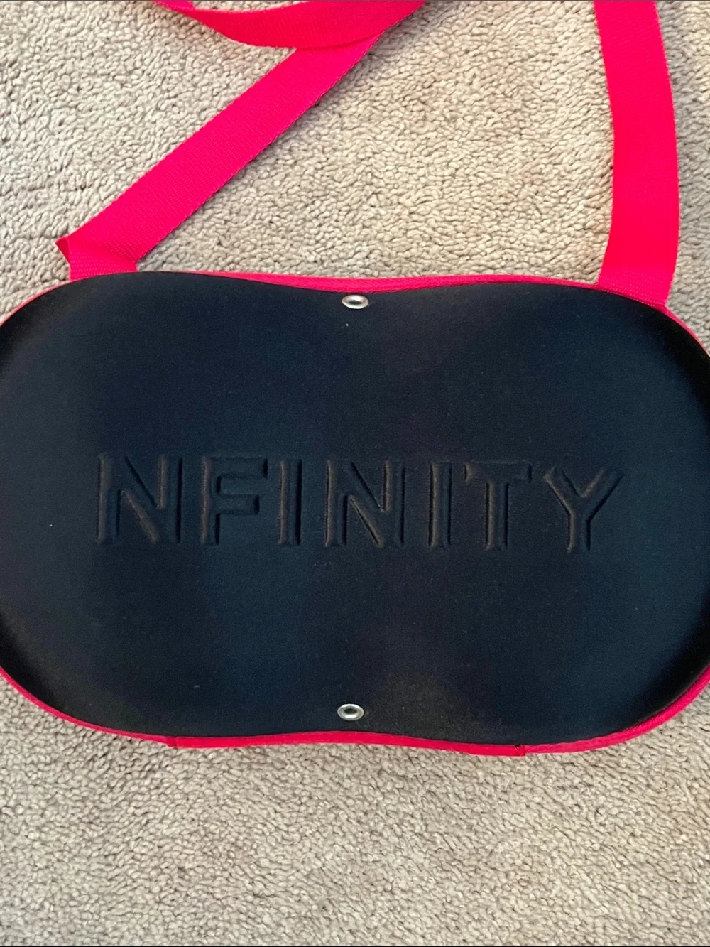 NEW NFINITY Black Hard Shell Crossbody Shoe Box